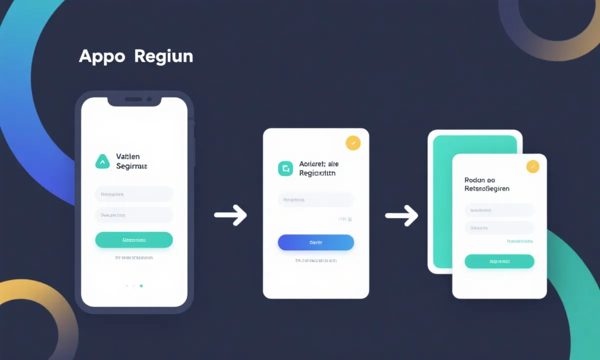 注册步骤示意图